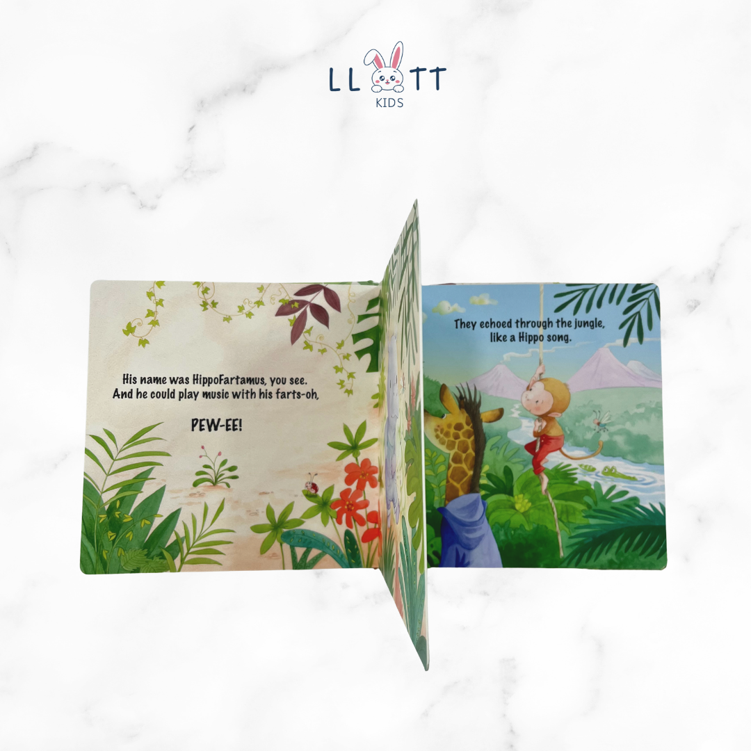 HippoFartamus - (Padded Board Book)