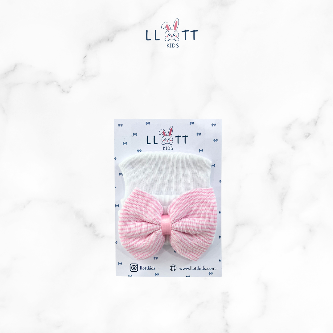 Hat with Bow ( Pink Bow )