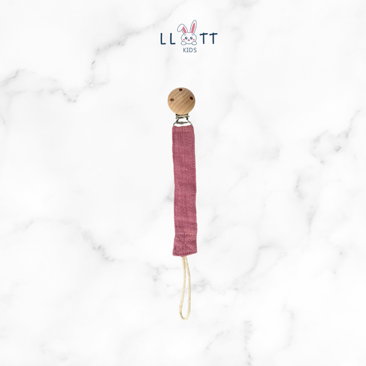 Pink Pacifier Clip