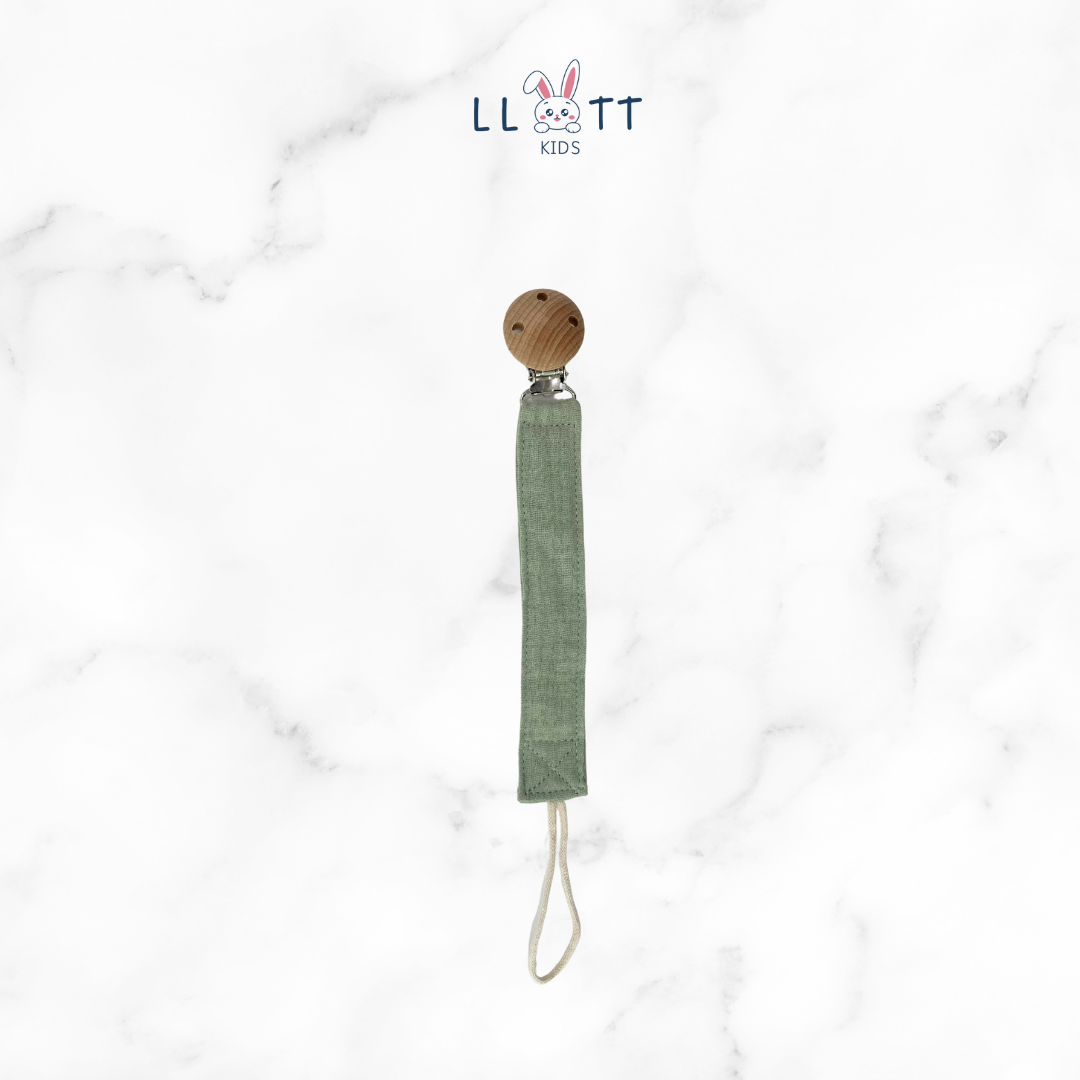 Green Pacifier Clip