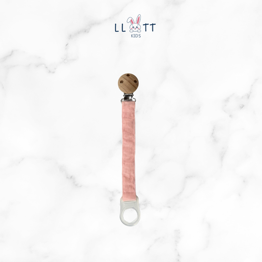 Light Pink Pacifier Clip