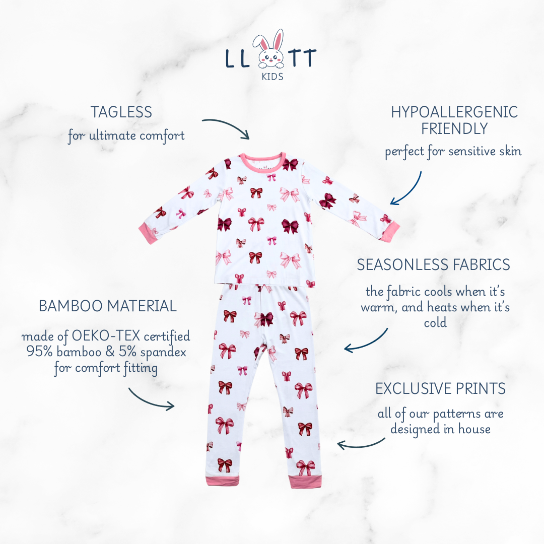 Bow pyjama set