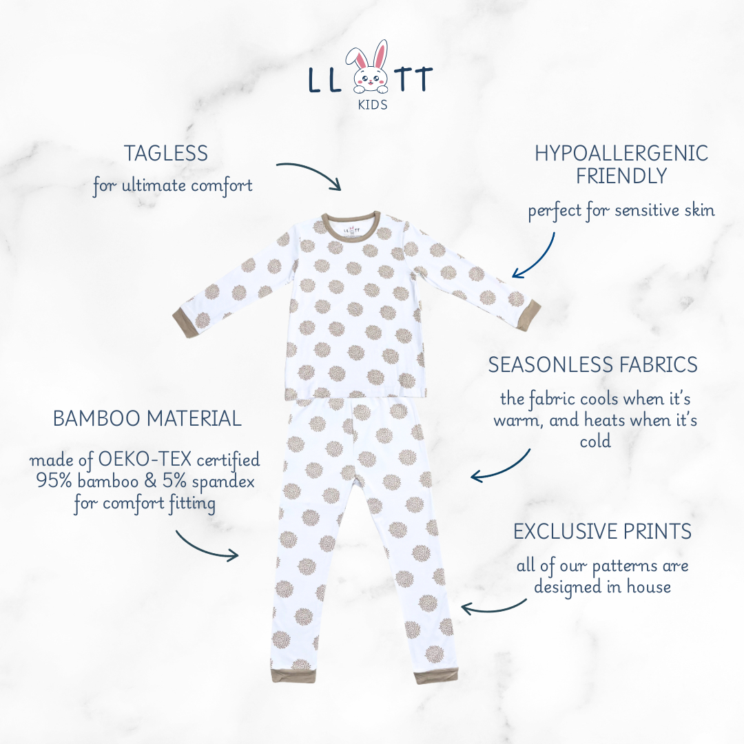 Beige pyjama set