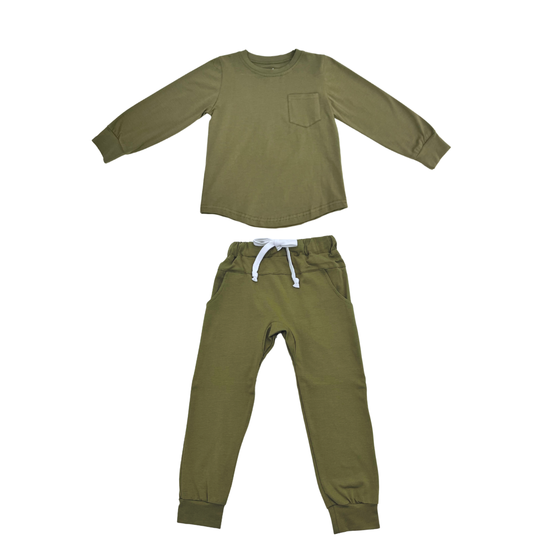 Green Loungewear set ( Boys )